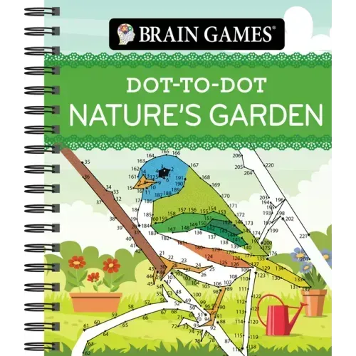 Brain Games - Dot-To-Dot Nature's Garden - Spiral
