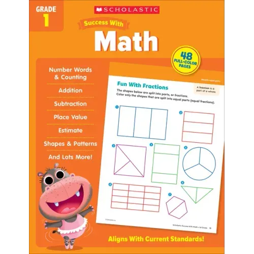 Scholastic Success with Math Grade 1 Workbook - Paperback