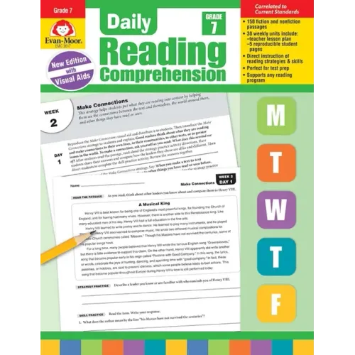 Daily Reading Comprehension, Grade 7 Teacher Edition - Paperback