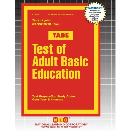 Test of Adult Basic Education (TABE) - Paperback
