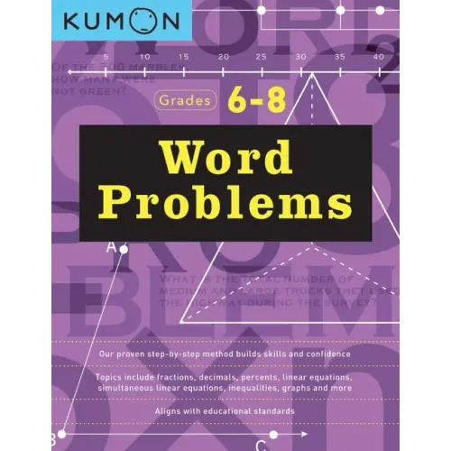 Kumon Word Problems Grades 6/8 - Paperback