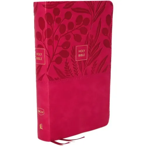 Nkjv, Reference Bible, Personal Size Large Print, Leathersoft, Pink, Red Letter Edition, Comfort Print: Holy Bible, New King James Version - Imitation Leather