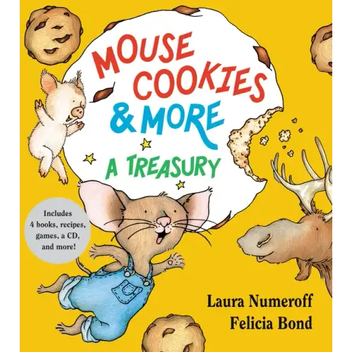 Mouse Cookies & More: A Treasury [With CD (Audio)-- 8 Songs and Celebrity Readings] - Hardcover