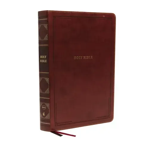 Nkjv, Reference Bible, Super Giant Print, Leathersoft, Brown, Red Letter Edition, Comfort Print: Holy Bible, New King James Version