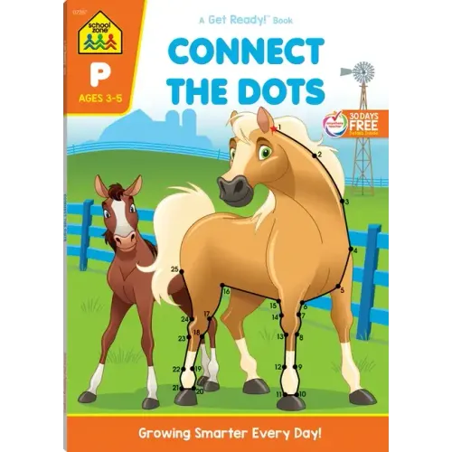 School Zone Connect the Dots Workbook - Paperback