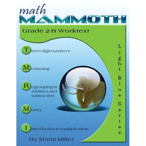 Math Mammoth Grade 2-B Worktext - Paperback