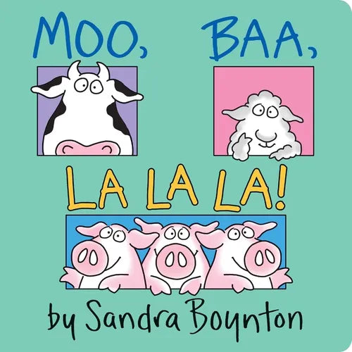 Moo, Baa, La La La!: Oversized Lap Board Book - Board Book