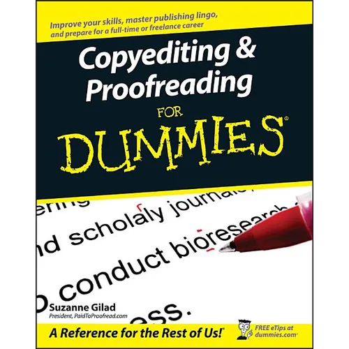 Copyediting and Proofreading for Dummies - Paperback
