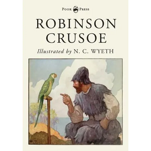 Robinson Crusoe - Illustrated by N. C. Wyeth - Paperback