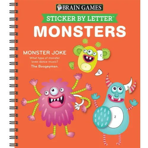 Sticker by Letter: Monsters - Spiral