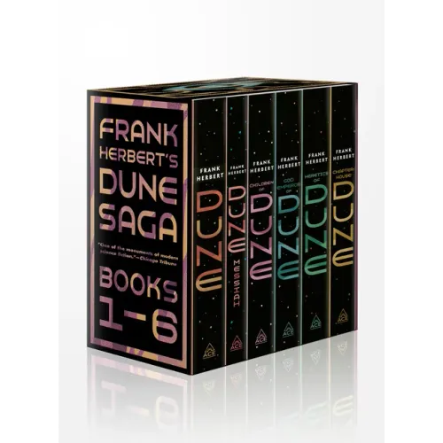 Frank Herbert's Dune Saga 6-Book Boxed Set: Dune, Dune Messiah, Children of Dune, God Emperor of Dune, Heretics of Dune, Andchapterhouse: Dune - Paperback