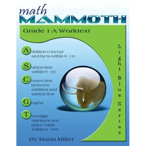 Math Mammoth Grade 1-A Worktext - Paperback