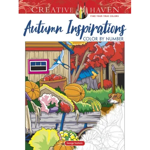 Creative Haven Autumn Inspirations Color by Number - Paperback