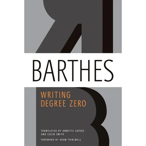 Writing Degree Zero - Paperback