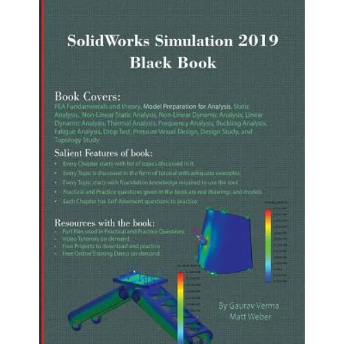 SolidWorks Simulation 2019 Black Book - Paperback