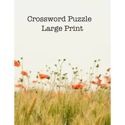 Crossword Puzzle: Large Print - Paperback