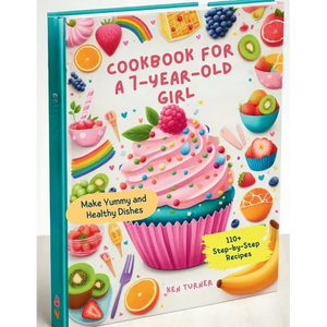 Cookbook for a 7-Year-Old Girl: 110+ Step-by-Step Recipes for 7-Year-Old Girls to Make Yummy and Healthy Dishes - Paperback