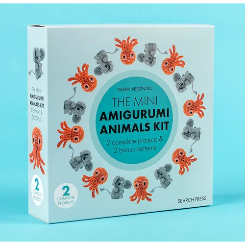 Mini Amigurumi Animals Kit: 2 Complete Projects & 2 Bonus Patterns - Paperback