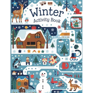 Winter Activity Book for Kids: Tracing Shapes, Numbers, Words, Counting, Matching Objects, Shadow Matching Book for Kids, Activity Book for Kids 4-8 - Paperback
