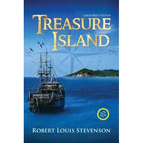 Treasure Island (Annotated, Large Print) - Paperback