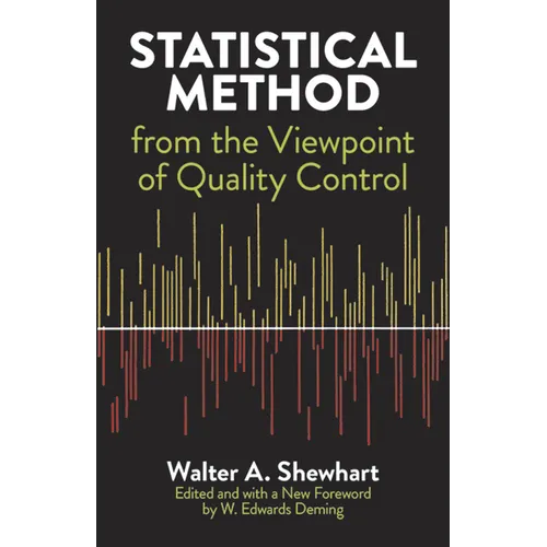 Statistical Method from the Viewpoint of Quality Control - Paperback