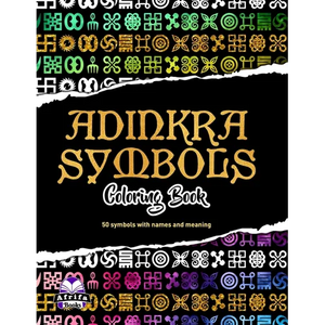 Adinkra Symbols: Coloring Book - Paperback