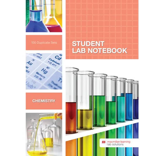Student Lab Notebook: Chemistry - 100 Duplicate Sets - Spiral