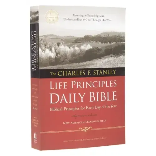 Charles F. Stanley Life Principles Daily Bible-NASB - Paperback