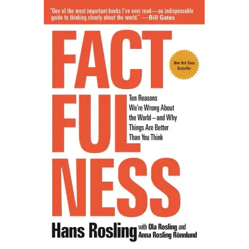 Factfulness: Ten Reasons We're Wrong about the World--And Why Things Are Better Than You Think - Paperback