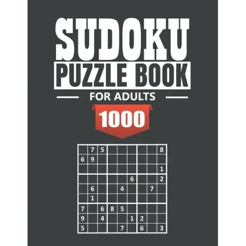 Sudoku puzzle book for adult: 1000 Easy to Extreme Sudoku Puzzles with Solutions - paperback game - suduko puzzle books for adults large print - sad - Paperback