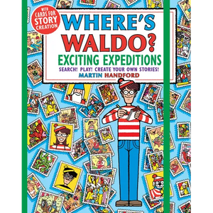 Where's Waldo? Exciting Expeditions: Play! Search! Create Your Own Stories! (a Compact, Travel-Size Hidden Object Activity Book with Puzzles and Promp - Paperback