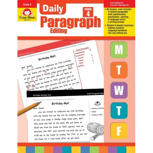 Daily Paragraph Editing, Grade 4 Teacher Edition - Paperback