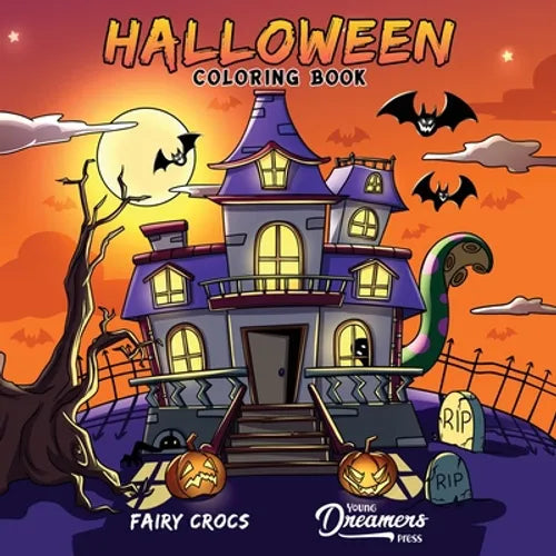 Halloween Coloring Book: For Kids Ages 4-8, 9-12 - Paperback