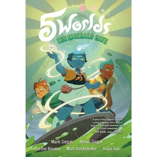 5 Worlds Book 5: The Emerald Gate: (A Graphic Novel) - Paperback