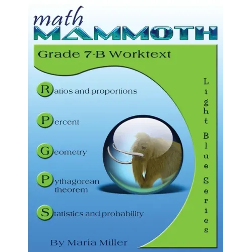 Math Mammoth Grade 7-B Worktext - Paperback