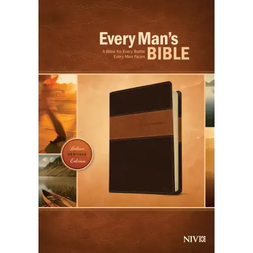Every Man's Bible-NIV-Deluxe Heritage - Imitation Leather
