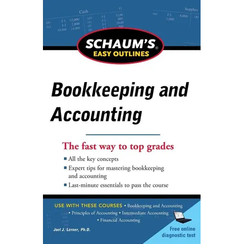 Schaum's Easy Outline of Bookkeeping and Accounting - Paperback