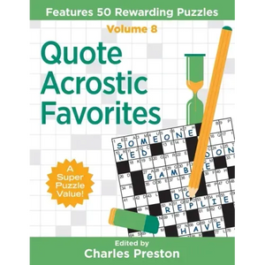 Quote Acrostic Favorites: Features 50 Rewarding Puzzles - Paperback