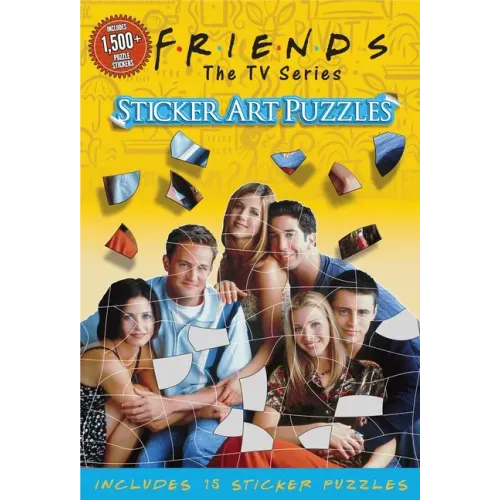 Friends Sticker Art Puzzles - Paperback