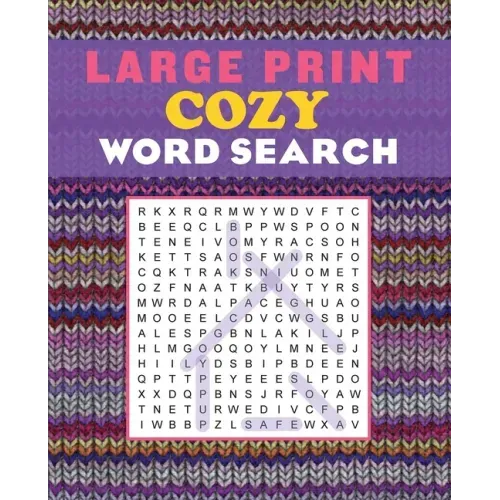 Large Print Cozy Word Search - Paperback