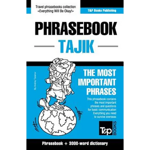 English-Tajik phrasebook and 3000-word topical vocabulary - Paperback
