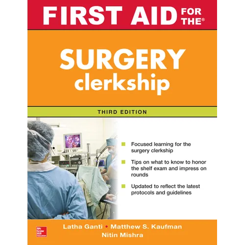 First Aid for the Surgery Clerkship, Third Edition - Paperback
