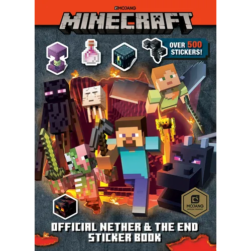 Minecraft Official the Nether and the End Sticker Book (Minecraft) - Paperback