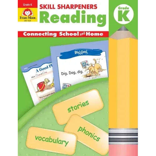 Skill Sharpeners: Reading, Grade Kindergarten Workbook - Paperback