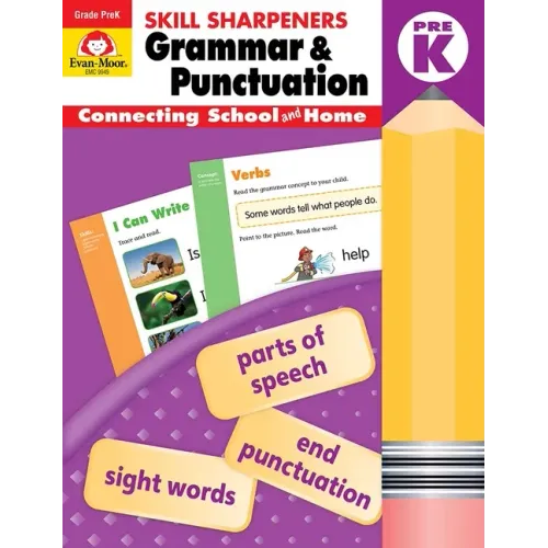 Skill Sharpeners: Grammar & Punctuation, Prek Workbook - Paperback