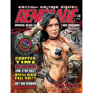 Renegade Magazine Issue 36: Renegade is a Kustom Kulture publication focusing on the Rat Rod/Hot Rod and Custom motorcycle cultures. - Paperback