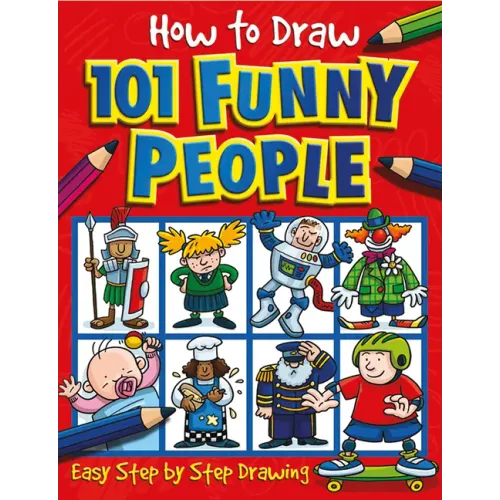 How to Draw 101 Funny People - Paperback