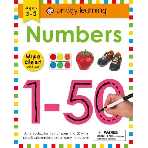 Wipe Clean Workbook: Numbers 1-50: Ages 3-5; Wipe-Clean with Pen - Spiral