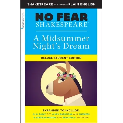 A Midsummer Night's Dream: No Fear Shakespeare Deluxe Student Editions - Shakespeare Side-By-Side Plain English - Paperback