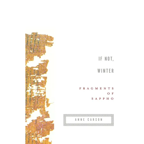 If Not, Winter: Fragments of Sappho - Paperback